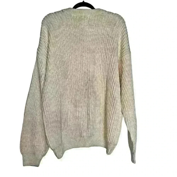 Vtg Gulf Traders Sz XL Chunky Knit Pullover‎ Sweater Cozy Cabincore - Picture 2 of 13